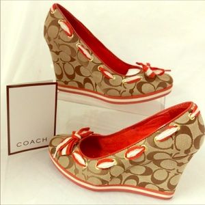 Coach Wedge shoes
